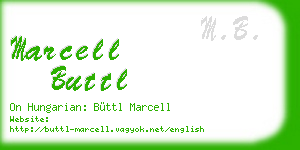 marcell buttl business card