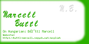 marcell buttl business card
